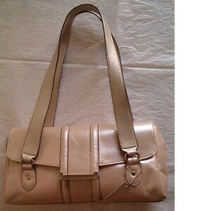 Apt. 9 Rossi Leather Satchel Handbag, Platinum